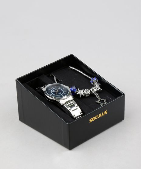 Kit-de-Relogio-Analogico-Seculus-Feminino---Pulseira---77008L0SVNA2K-Prateado-9339826-Prateado_1