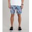 Short-Masculino-Estampado-de-Folhagem-com-Bolsos-Azul-9271446-Azul_1