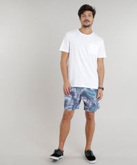 Short-Masculino-Estampado-de-Folhagem-com-Bolsos-Azul-9271446-Azul_3