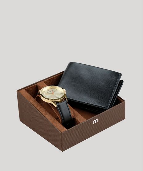 Kit-de-Relogio-Analogico-Mondaine-Masculino---Carteira---83441GPMVDH3K-Dourado-9354968-Dourado_1