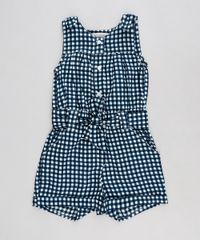 Macaquinho-Infantil-Estampado-Xadrez-com-Lacos-e-Faixa-Azul-Marinho-9174588-Azul_Marinho_1
