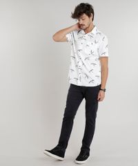 Calca-de-Sarja-Masculina-Slim--Preta-9201950-Preto_3