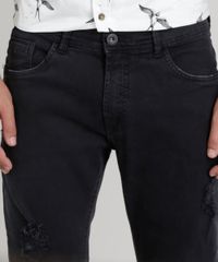 Calca-de-Sarja-Masculina-Slim--Preta-9201950-Preto_4