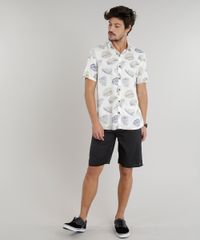 Camisa-Masculina-Estampada-de-Folhagem-Manga-Curta-Off-White-9146544-Off_White_3 Camisa-Masculina-Estampada-de-Folhagem-Manga-Curta-Off-White-9146544-Off_White_3