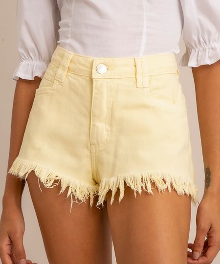 short-de-sarja-barra-desfiada-cintura-alta-amarelo-claro-1012594-Amarelo_Claro_1