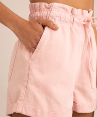short-clochard-cintura-super-alta-de-sarja-com-amarracao-rosa-claro-1012495-Rosa_Claro_4