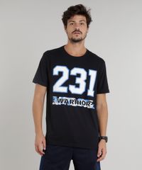 Camiseta-Masculina-Esportiva-Ace--231-Warrior--Manga-Curta-Gola-Careca-Preta-9333840-Preto_1