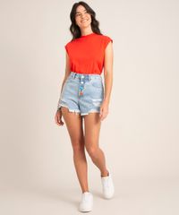 short-mom-jeans-marmorizado-cintura-super-alta-com-botoes-coloridos-destroyed-azul-claro-1015521-Azul_Claro_1
