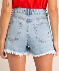 short-mom-jeans-marmorizado-cintura-super-alta-com-botoes-coloridos-destroyed-azul-claro-1015521-Azul_Claro_3