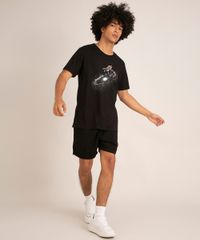 camiseta-de-algodao-manga-curta-gola-careca-estampa-astronauta-preta-1006414-Preto_3