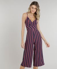 Macacao-Feminino-Pantacourt-Listrado-Alcas-Finas-Decote-V-Azul-Marinho-9298009-Azul_Marinho_1 Macacao-Feminino-Pantacourt-Listrado-Alcas-Finas-Decote-V-Azul-Marinho-9298009-Azul_Marinho_1