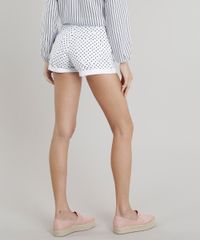 Short-Feminino-Reto-Estampado-de-Poa-Barra-Dobrada-Branco-9328487-Branco_2