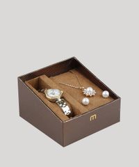 Kit-de-Relogio-Analogico-Mondaine-Feminino---Colar---Brinco-de-Perola---83380LPMVBE2K-Dourado-9339892-Dourado_1