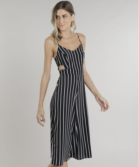 Macacao-Feminino-Pantacourt-Listrado-com-Vazado-Alcas-Finas-Decote-V-Preto-9181371-Preto_1