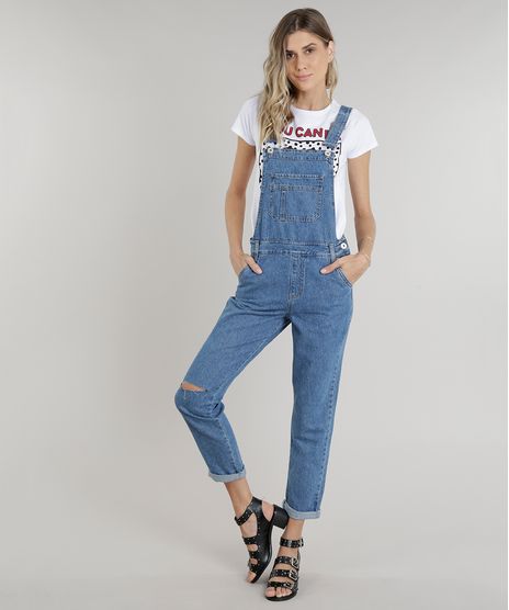 Macacao-Jeans-Feminino-Relaxed-com-Bolsos-Azul-Medio-9329231-Azul_Medio_1