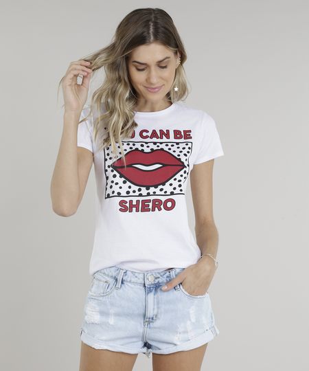 Blusa-Feminina--You-Can-Be-Shero--Manga-Curta-Decote-Redondo-Branca-9299084-Branco_1 Blusa-Feminina--You-Can-Be-Shero--Manga-Curta-Decote-Redondo-Branca-9299084-Branco_1