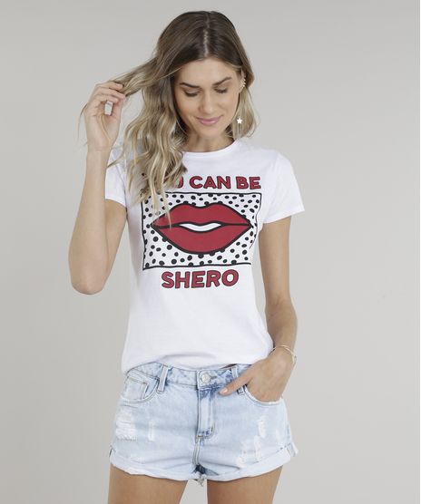 Blusa-Feminina--You-Can-Be-Shero--Manga-Curta-Decote-Redondo-Branca-9299084-Branco_1