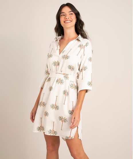 vestido-chemise-curto-de-viscose-estampado-coqueiros-manga-3-4-off-white-1004706-Off_White_1