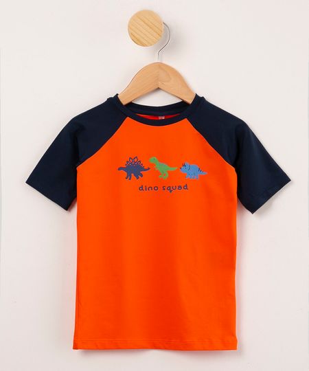 camiseta-raglan-de-praia--dino-squad--manga-curta-com-protecao-uv50--laranja-1007511-Laranja_1