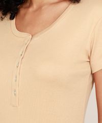 Camiseta-Feminina-Basica-com-Botoes-Manga-Curta-Decote-Redondo-Rose-8958784-Rose_2_4