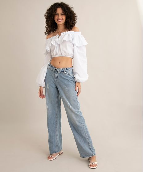 calca-jeans-wide-leg-cintura-baixa-cos-dobrado-destroyed-azul-claro-1015366-Azul_Claro_1
