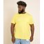 Camiseta-Plus-Size-Manga-Curta-Gola-careca-amarelo-claro-1-9951397-Amarelo_Claro_1_1