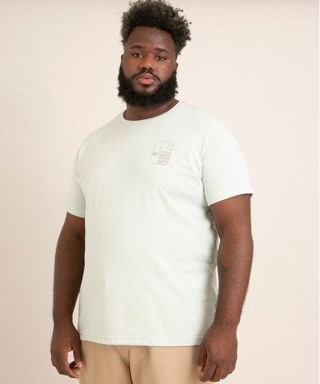 camiseta-plus-size-com-estampa-minimalista-manga-curta-gola-careca-verde-claro-1013305-Verde_Claro_1