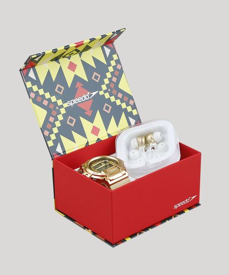 Kit-de-Relogio-Digital-Speedo-Feminino---Fone-de-Ouvido---65083L0EVNP3K-Dourado-9338057-Dourado_1