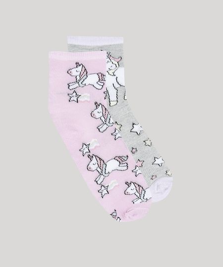 Kit-de-2-Meias-Infantis-Cano-Medio-Estampadas-de-Unicornio-Multicor-9327834-Multicor_1 Kit-de-2-Meias-Infantis-Cano-Medio-Estampadas-de-Unicornio-Multicor-9327834-Multicor_1