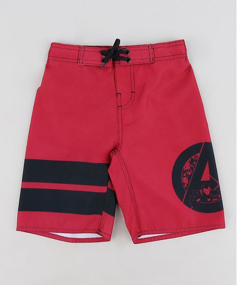 Bermuda-Surf-Infantil-Os-Vingadores-com-Velcro-e-Cordao-Vermelha-9281402-Vermelho_1