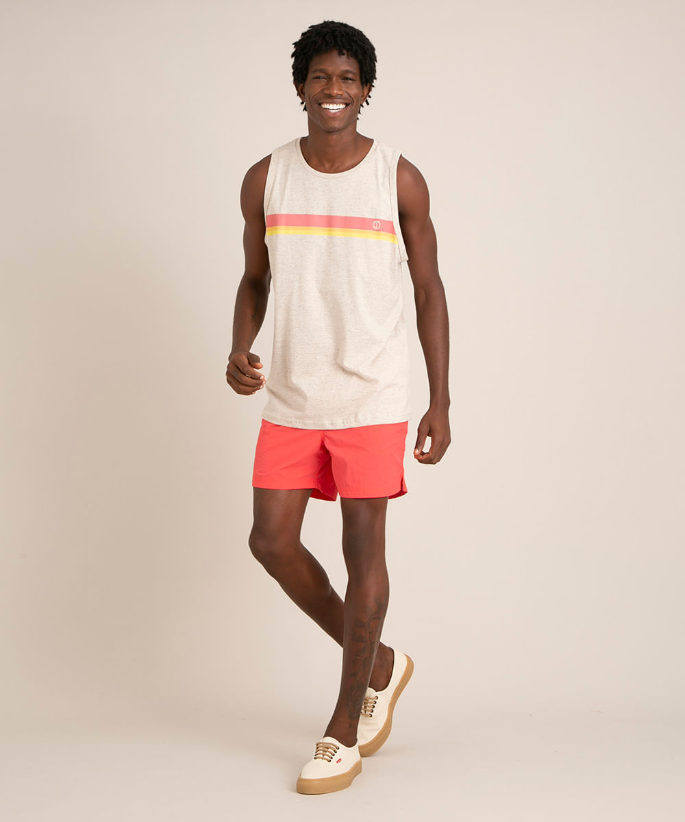 short curto com cordão rosa