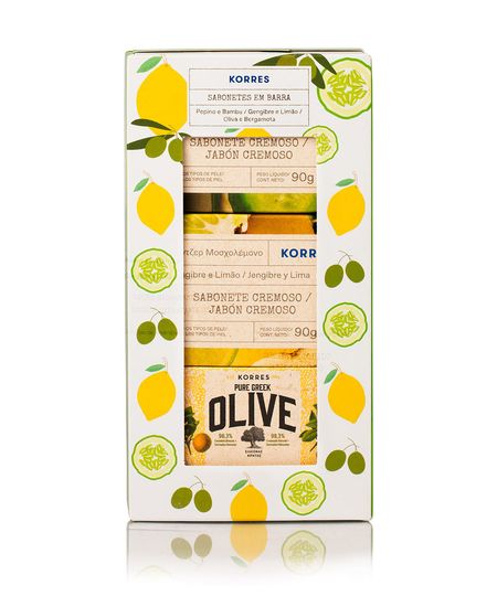 Kit-Sabonetes-Pepino-E-Bambu-90G---Gengibre-E-Limao-90G---Oliva-E-Bergamota-90G-Korres-unico-1018349-Unico_1 Kit-Sabonetes-Pepino-E-Bambu-90G---Gengibre-E-Limao-90G---Oliva-E-Bergamota-90G-Korres-unico-1018349-Unico_1