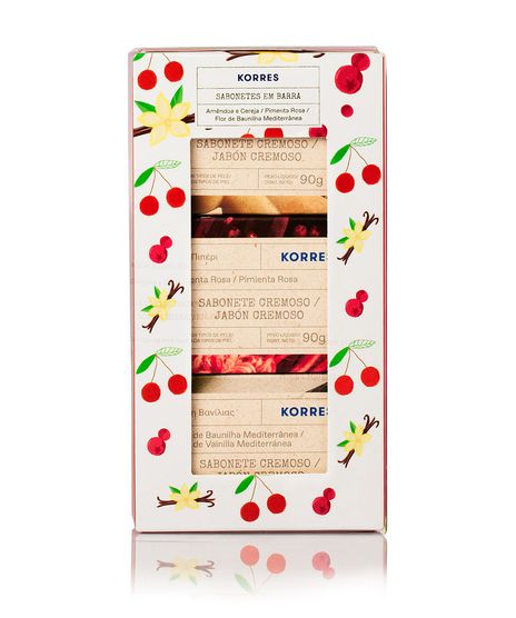 Kit-Sabonetes-Amendoa-E-Cereja-90G---Pimenta-Rosa-90G---Flor-De-Baunilha-Mediterranea-90G-Korres-unico-1018350-Unico_1