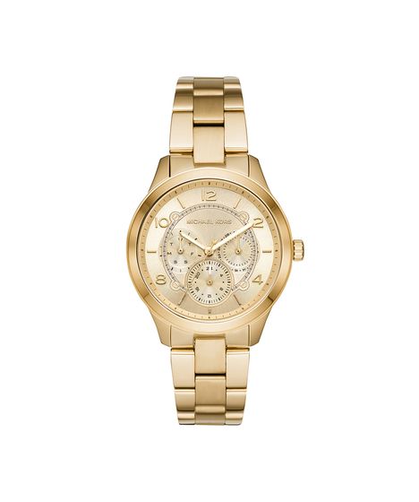 relogio feminino mk dourado