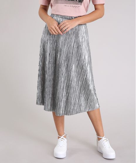 Saia-Midi-Plissada-Metalizada-Cinza-9264231-Cinza_1