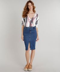 Saia-Jeans-Feminina-Lapis-com-Fenda-Azul-Escuro-9328856-Azul_Escuro_3
