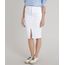 Saia-de-Sarja-Feminina-Lapis-com-Fenda-Branca-9328480-Branco_1
