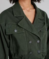 Jaqueta-de-Sarja-Feminina-Oversized-Cropped-Transpassada-com-Bolsos-Verde-9314908-Verde_6
