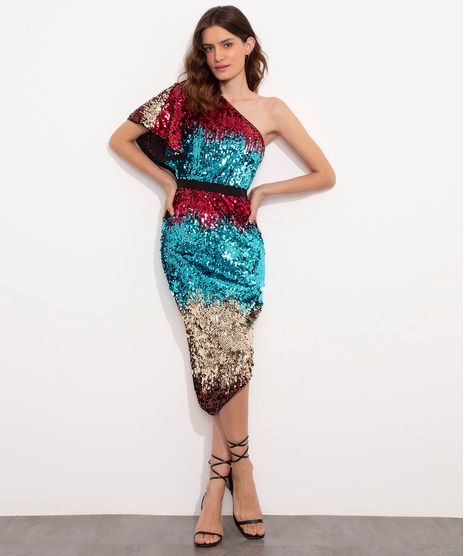 Vestido-Feminino-Mindset-Midi-Assimetrico-Um-Ombro-So-em-Paetes-Manga-Curta-Multicor-9883330-Multicor_1