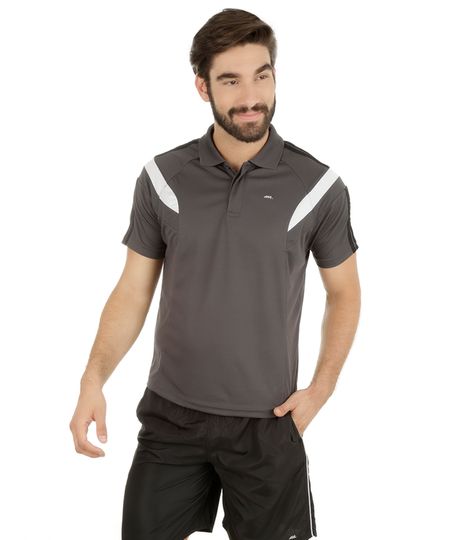 Polo-Ace-Technofit-com-Recortes--Chumbo-8075626-Chumbo_1