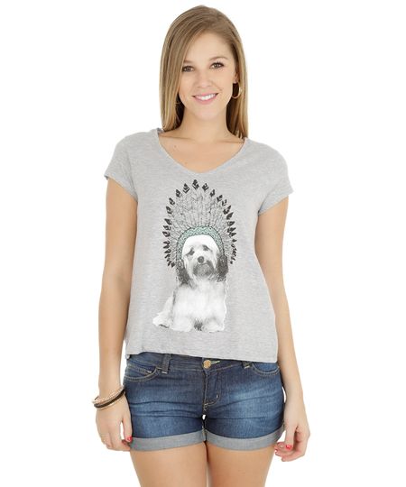 Blusa-com-Estampa-de-Cocar-Cinza-8095770-Cinza_1 Blusa-com-Estampa-de-Cocar-Cinza-8095770-Cinza_1