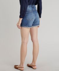 Short-Jeans-Feminino-Midi-com-Botoes-Azul-Escuro-9271820-Azul_Escuro_2