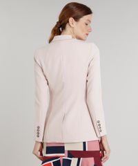 Blazer-Feminino-Acinturado-com-Botao-Rose-9185972-Rose_2