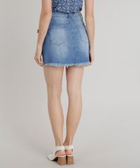 Saia-Jeans-Feminina-Evase-com-Barra-Desfiada-Azul-Claro-9269741-Azul_Claro_2