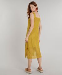 Vestido-Feminino-Midi-em-Croche-Sem-Manga-Decote-Redondo-Mostarda-9260415-Mostarda_2
