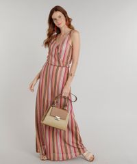 Vestido-Feminino-Longo-em-Renda-com-Transpasse-Alcas-Finas-Decote-V-Laranja-9305122-Laranja_3