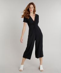 Macacao-Feminino-Pantacourt-Canelado-com-No-Manga-Curta-Decote-V-Preto-9310784-Preto_3