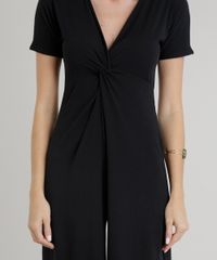 Macacao-Feminino-Pantacourt-Canelado-com-No-Manga-Curta-Decote-V-Preto-9310784-Preto_4