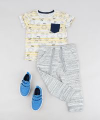 Calca-Infantil-Jogger-em-Moletom-com-Bolsos-Cinza-Mescla-Claro-9198159-Cinza_Mescla_Claro_3