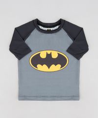 Camiseta-de-Praia-Infantil-Batman-Raglan-Manga-Curta-Chumbo-9227632-Chumbo_1